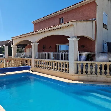 ヴィラ Location Magnifique Provencale Familiale Piscine 6 Chambres, Ideal Pour Enfants, Proche Mer,entre Nimes Et Montpellier Mus