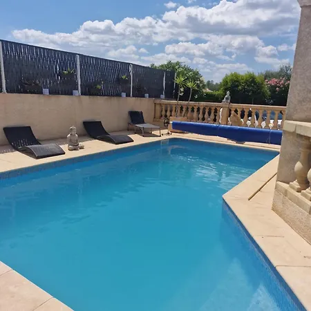 Location Magnifique Provencale Familiale Piscine 6 Chambres, Ideal Pour Enfants, Proche Mer,entre Nimes Et Montpellier * Mus